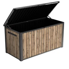 Keter Resin Deck Box Signature Collection Indoor/Outdoor Storage, 170 Gallon