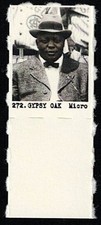 RUBE FOSTER Very Rare GUMBALL MACHINE Baseball Stamp Card W/ TAB INTACT #272
