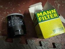 MANN Filter W7058 Oil Filter Replacement For Citroën C3 Aircross 1.2 PureTech 82