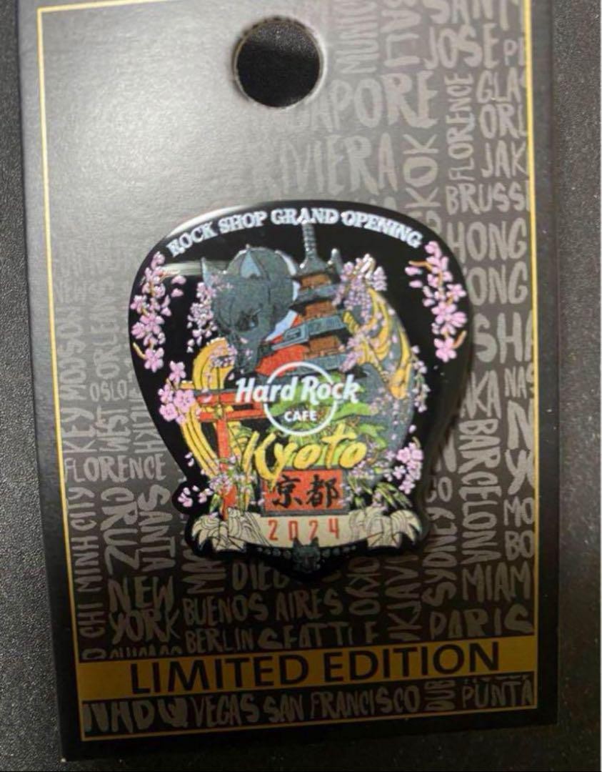 【未使用】ハードロックカフェ　バッチ KYOTO GRAND OPENING Hard Rock Cafe Kyoto 2024 Grand Opening Limited Pin