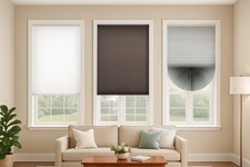 Self Adhesive Temporary Pleated Blind Drapes Window Cover Easy Install Trimmable