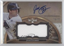 2013 Topps Triple Threads Unity Jumbo Relics Sepia 70/75 Jedd Gyorko Auto g6w