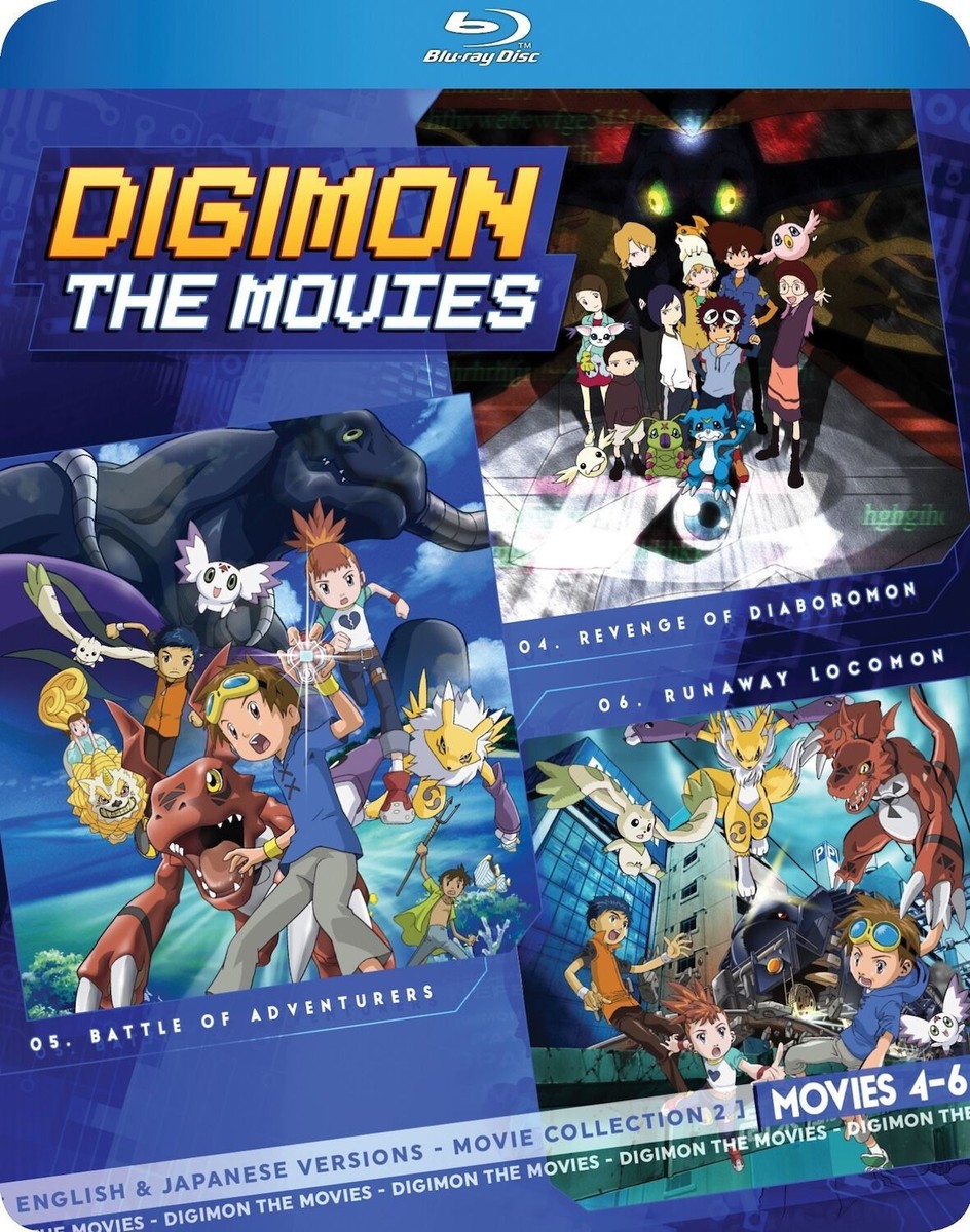 Digimon: The Movies 4-6 Blu-ray w/ Slipcover | eBay