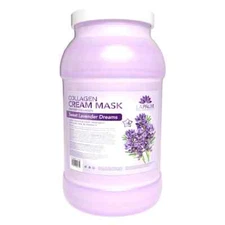 La Palm Spa Collagen Cream Foot Mask - Sweet Lavender Dreams 1 Gallon. Hydrating