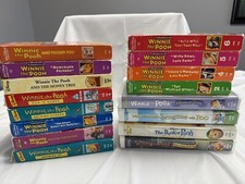 Lot Of 16 Winnie The Pooh VHS Movies Disney Adventures Tigger Piglet Eeyore