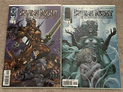 1997 Divine Right: The Adventures of Max Faraday #2-4 Image Variant Covers