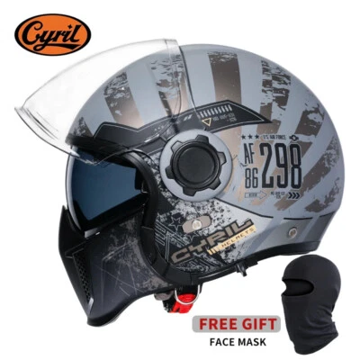 Casque MOTO Certification ECE modulable rabat visière Maxi Scooter Convertible - Photo 1/4