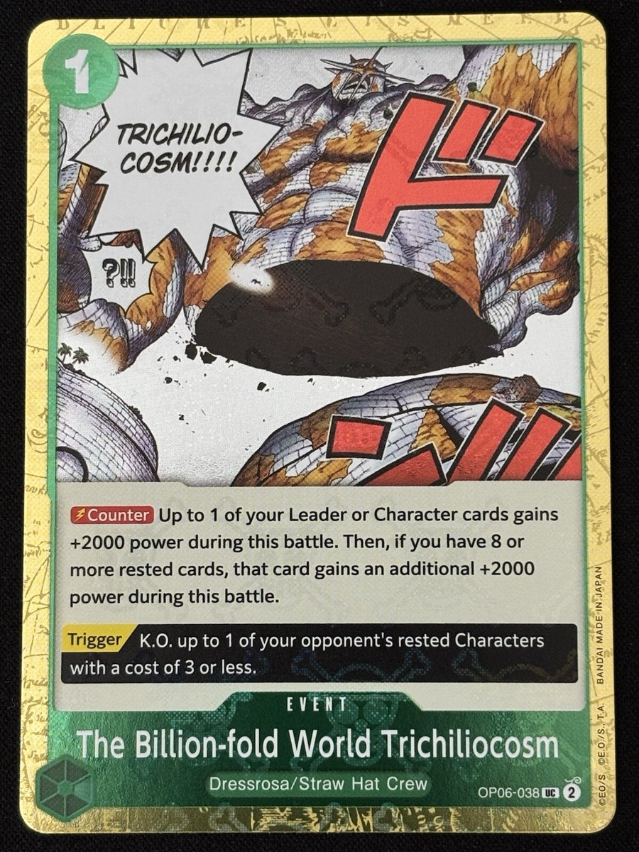 The Billion-fold World Trichiliocosm OP06-038 (Jolly Roger Foil