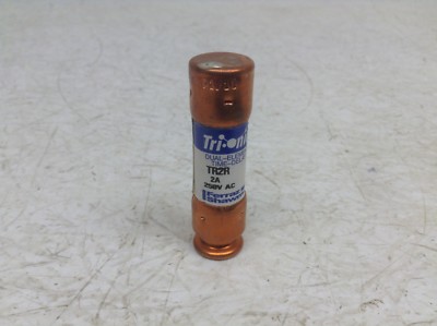 Ferraz Shawmut Gould TR2R 2 Amp Fuse Tri Onic TR 2R (TBI)