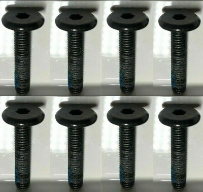 8 IKEA HEX5 SCREW METRIC HEAD CAP STEEL M8 30MM Black PART# 145660