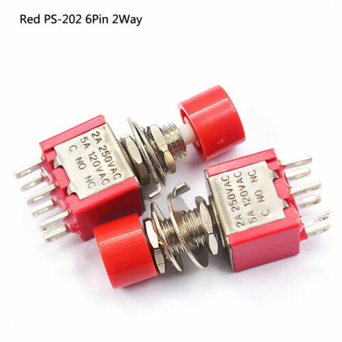 3/6/9/12Pin 2/3/Way Toggle Switch PS&MTS-102/103/202etc.Multiple Models Red&Blue - Picture 19 of 21