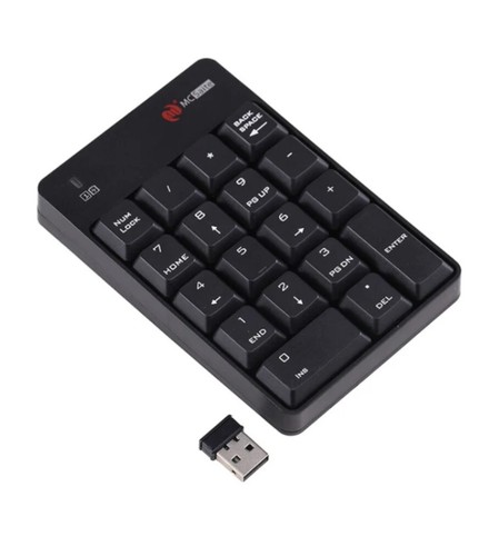 MC Saite SK-51AG 2.4G USB Numeric Wireless Keyboard Black - Picture 3 of 7