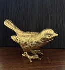 VTG Florenza Gold Metal Bird Saccharine Holder & Tongs