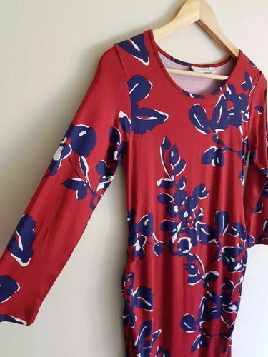 JoJo Maman Bebe maternity Size S stretchy floral dress - Picture 3 of 4