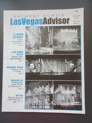Las Vegas ADVISOR November 2018 A MOB STORY at Las Vegas Plaza Casino