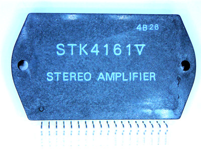 STK4161V ''Original'' SANYO  Stereo Amplifier 18P SIP IC  1  Pc