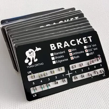 10 Packs Dental Orthodontic Metal Brackets Braces Mini Roth.022 Hooks 345