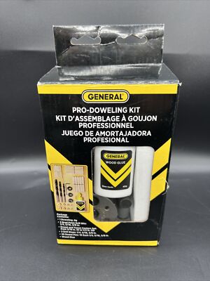General Tools 840 Pro Doweling Kit Revolving Turret Dowel Joint Maker Jig