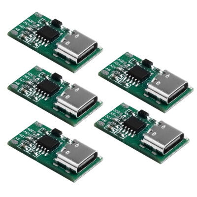 5Piece Type-C 5A PD/QC Quick Charge Fast Charging Board USB Boost Circuit Module