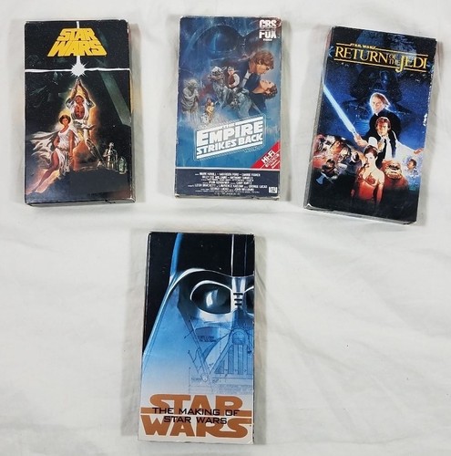 Star Wars Empire Strikes Back Return of the Jedi Making of Star Wars VHS Lot (4) - Picture 1 of 11