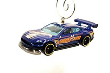 2018 for Ford Mustang GT Drift Christmas Ornament 1:64 Blue