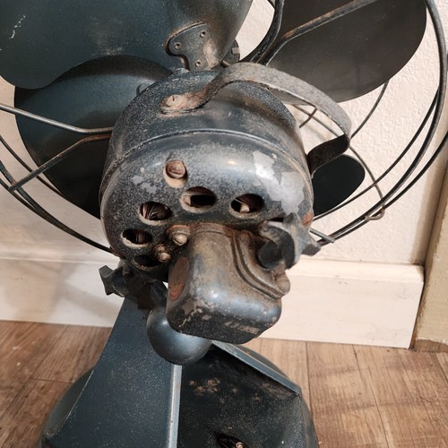 Vintage Mimar Products Industrial 16" Oscillating Fan Model 412 Works Perfectly - Picture 5 of 7