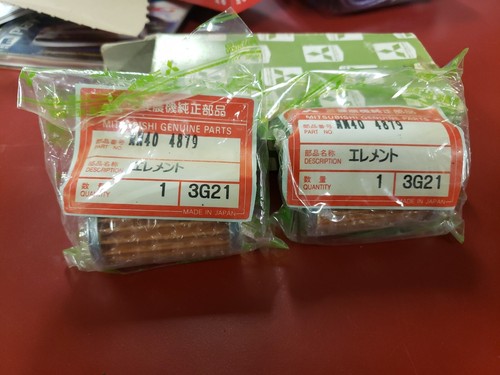 Mitsubishi/Mahindra element mm404-879 or mm40 4879 oem nos 2 pack ships fast! - Picture 2 of 4