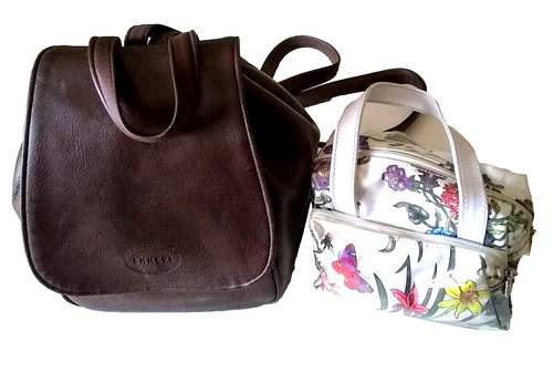 BORSA ZAINETTO IN PELLE+ BORSETTA MINI BAG DONNA