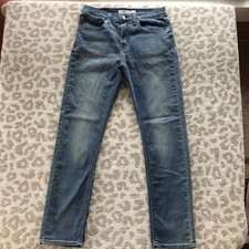 Signature By Levi Strauss Jeans Slim Straight Girls Regular 18 Medium Blue