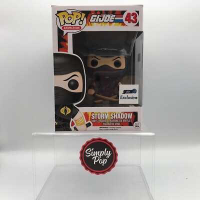 Funko Pop Storm Shadow Ninja-Ku #43 GTS Distribution Exclusive Vaulted Grail G.I
