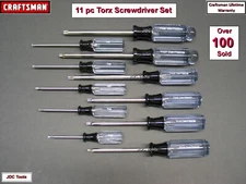 Craftsman 11 pc Torx Screwdriver Set   17 14 10 9 7 6 5