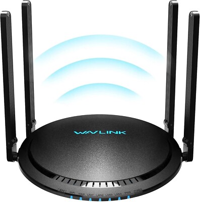 WAVLINK AX3000 WiFi 6 Router Dual Band Wireless Internet, 1Gbps, Direct Antennas