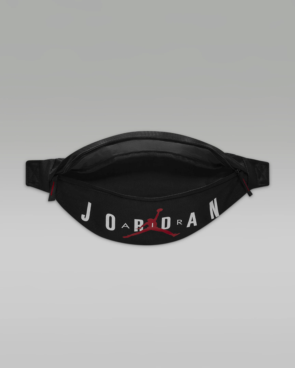 Nike Air Jordan Black Fanny Pack Gym Hip Waist Crossbody Bag Nike Air Jordan Black Fanny Pack Gym Hip Waist Crossbody Bag