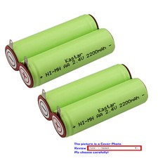 Kastar 2.4V 2200mAh Ni-MH Battery for Waterpik Water flosser, Waterpik WP-450