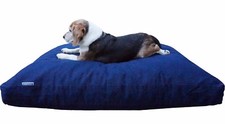 Memory Foam Pet Dog Bed for Medium to Large Dogs with Durable Denim Jeans Cover