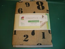 NEW Creative Cuts Burlap 100% Jute 54"x48" 1 1/2 yards (T77)
