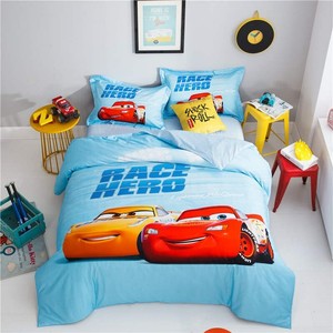3d Mcqueen Cars Bedding Sets Twin Size Cotton Comforter Duvet