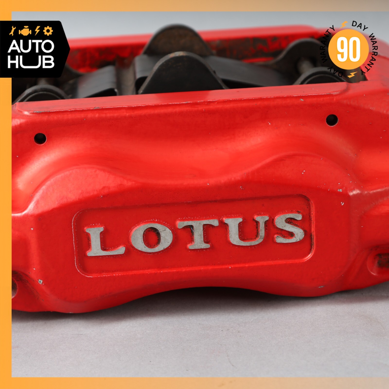 10-14 Lotus Evora Front Left & Right Brake Caliper Calipers Red Set of 2 OEM 32k