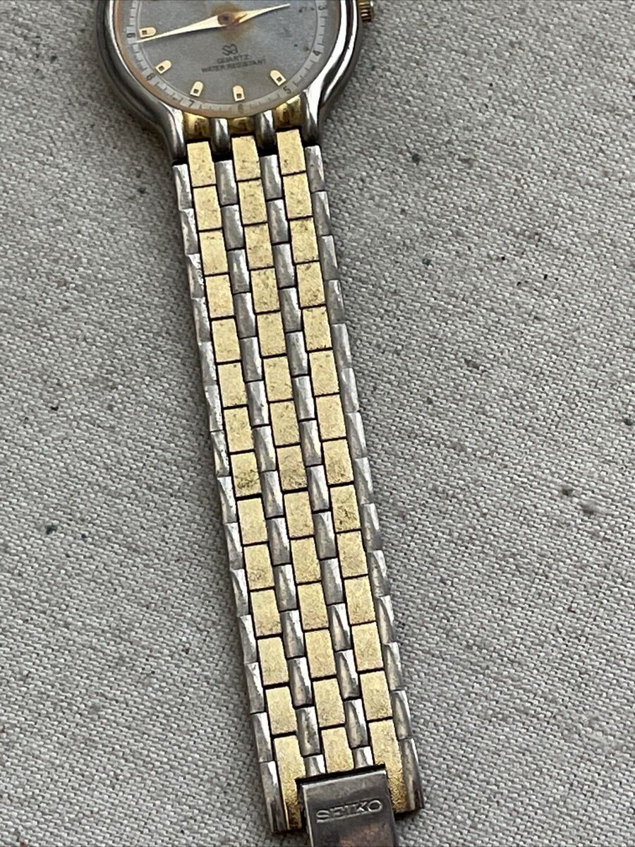 Seiko Quartz 18K Gold Electroplated Water Resistant For Seiko Quartz 18K Gold Electroplated Water Resistant For