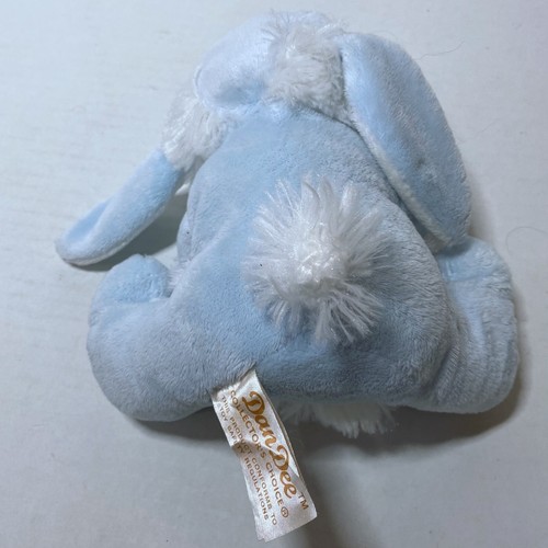 Dan Dee Bunny Rabbit Blue Plush 7" Stuffed Animal Spring Easter Soft Seated - Picture 6 of 8