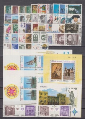 Collection Timbres ESPAGNE 1999 – Série Chevaux (Edifil 3679/84) – Neufs MNH