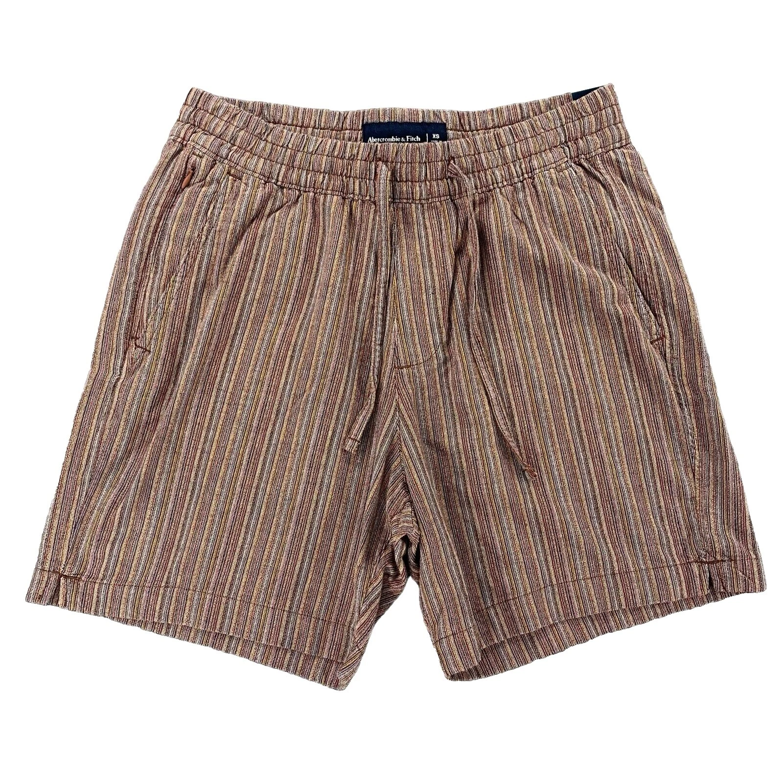 Abercrombie & Fitch男式棉质条纹短裤