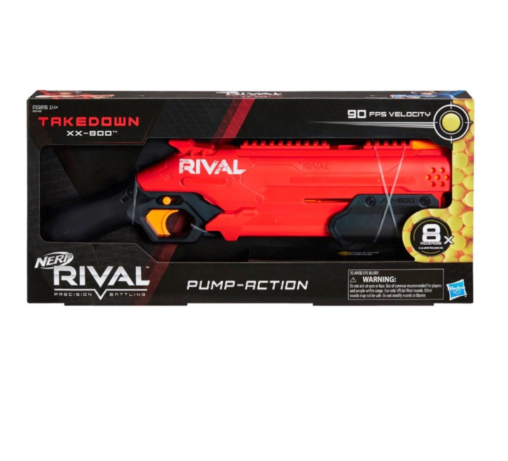 Nerf Gun Rival Roundhouse Pump Action Sawed Off Shotgun Like Toy Gun for Boy's 