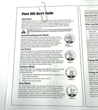 Manuel Imprimé Aqua Lung US