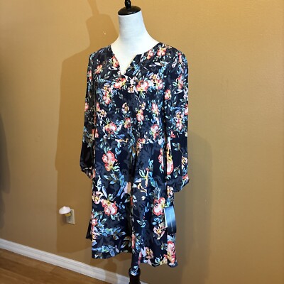 New French Connection Floral Fit and Flare Party Dress Size 6 | eBay