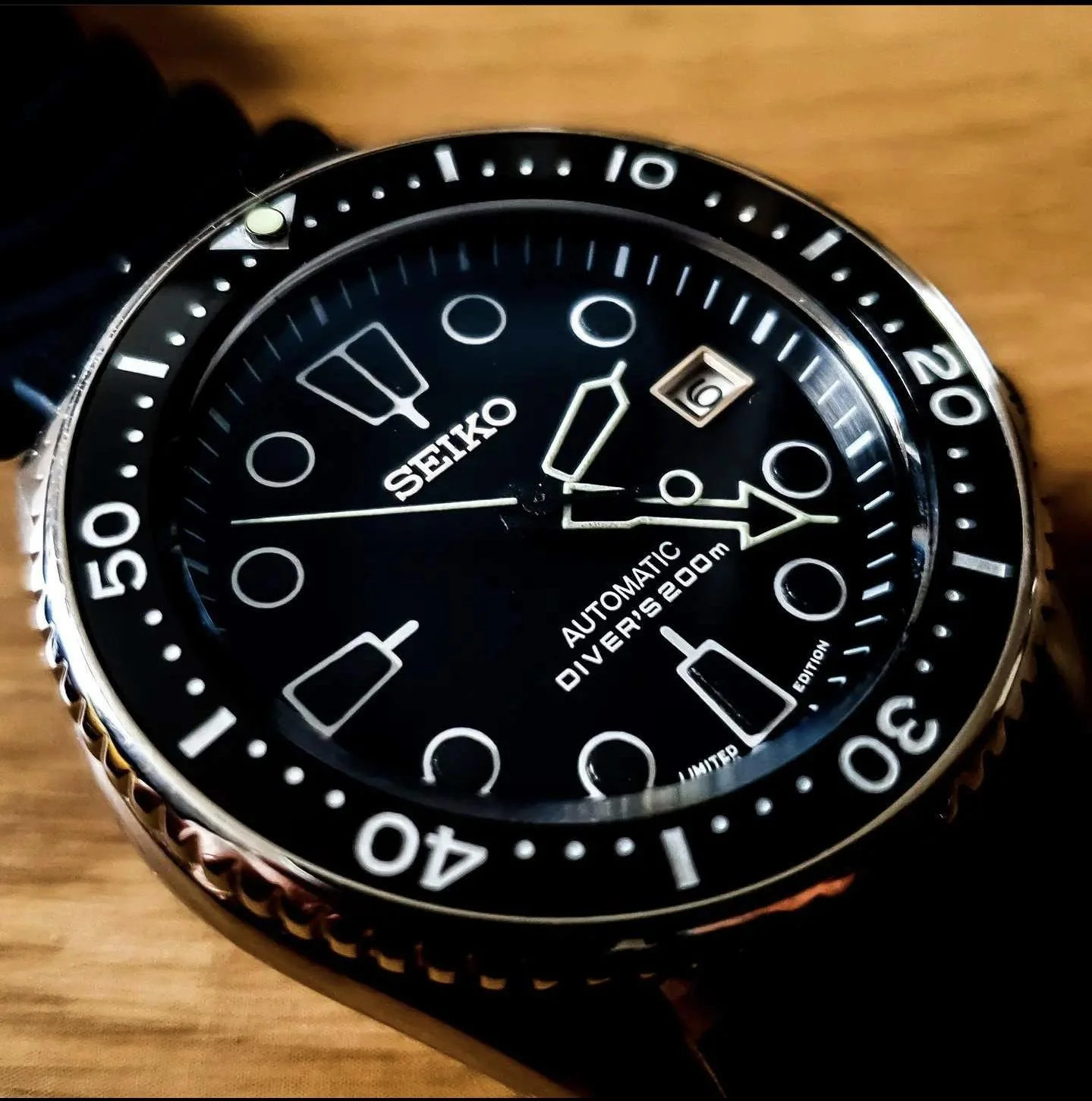 SKX Skeleton Style Watch Hand Set – Black/White – CT8103