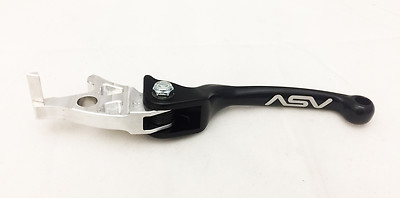 ASV F3 Black Front Brake Clutch Perch Levers Pair Pack Suzuki LTZ