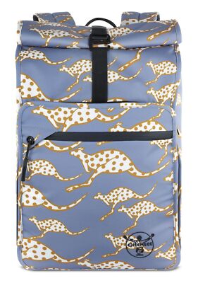 CHIEMSEE Jump N Fly Backpack Role Rucksack Rucksack Purple blaugrau Motiv Neu