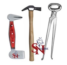 Farrier Hoof Kit Wywrotka do kopyt 15'', Farrier Hammer & Hoof Bufor Przycinanie kopyt Shoeping