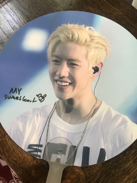 Portable Kpop Got7 Jackson Wang Pvc Transparent Hand Fan Summer